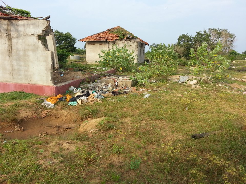 Abandoned Clothes In Abandoned Houses, Mullivaikkal Area, Jan.2013