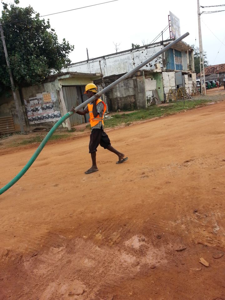 Reconstruction Worker, Killinochchi Area